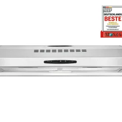Bomann DU 623.3 Dunstabzugshaube Inox-look Wandhaube Unterbau-Haube Umluft- Oder Abluft