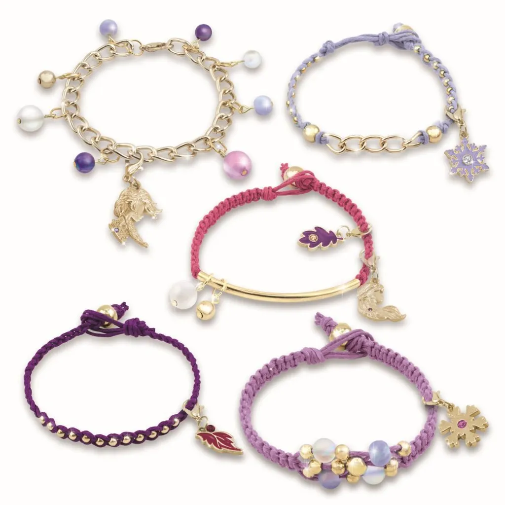 Make It Real Spielwaren Frozen II Kristall-Traum Schmuck Mit Swarovski-Kristallen Schmuck-Bastelsets Basteln & Kreativitätsspielzeug – Bild 3