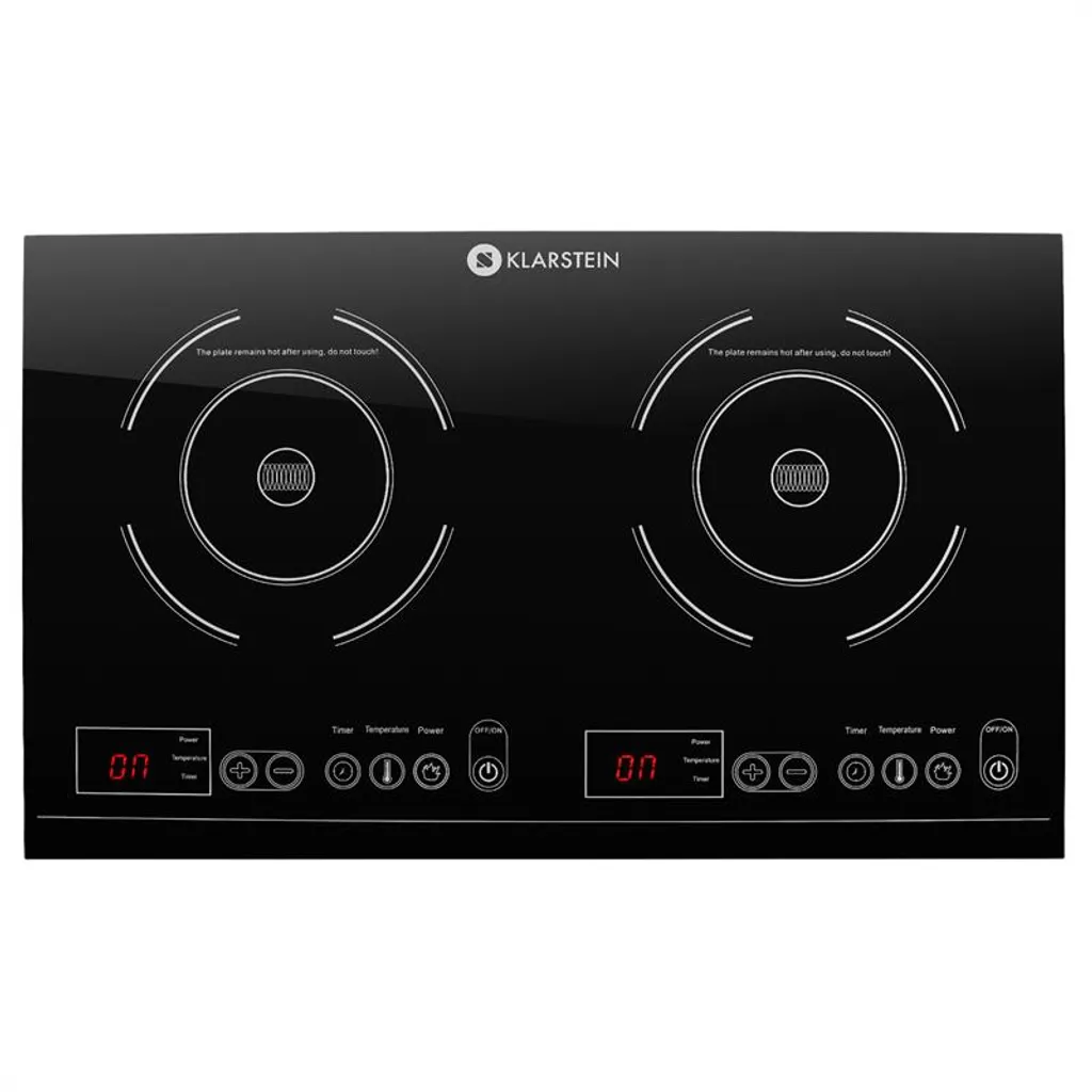 Klarstein VariCook XL Doppel-Induktions-Kochfeld 3100W Timer 240°C Touch