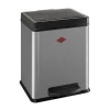 WESCO Treteimer Ökosammler 2x10ltr. 43cm Silber
