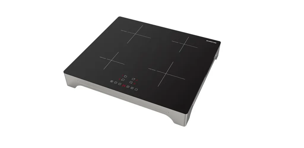 Inventum VKI6010ZIL, Schwarz, Arbeitsplatte, Zonen-Induktionskochfeld, Glaskeramik, 4 Zone(n), 4 Zone(n) – Bild 4