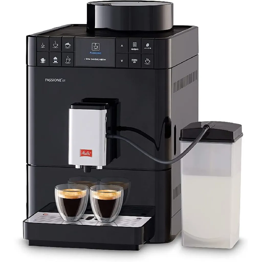 Melitta F53/1-102 Caffeo Passione OT Vollautomatische Espressomaschine, Schwarz – Bild 10