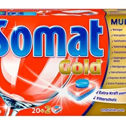 Henkel Somat 12 Gold Multiaktiv Spülmaschinentabs 22 Tabs Geschirrspültabs Reinigung