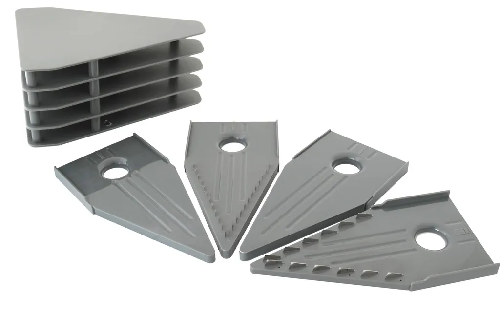 Stoneline Edelstahl Gemüsehobel Mit 5 Schneideinsätzen – Bild 4