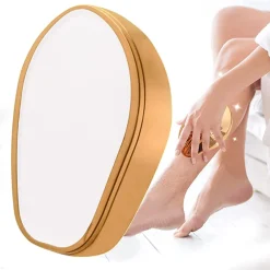 Beautugulu Ruby Nano Haarentferner, Haarentfernung Ohne Rasur, Haarentfernung Kristall, Für Bein, Arm (Gold)