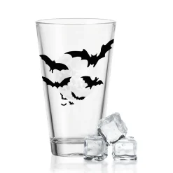 Gravurzeile Leonardo Wasserglas Mit UV-Druck "Fledermausschwarm" Für Halloween