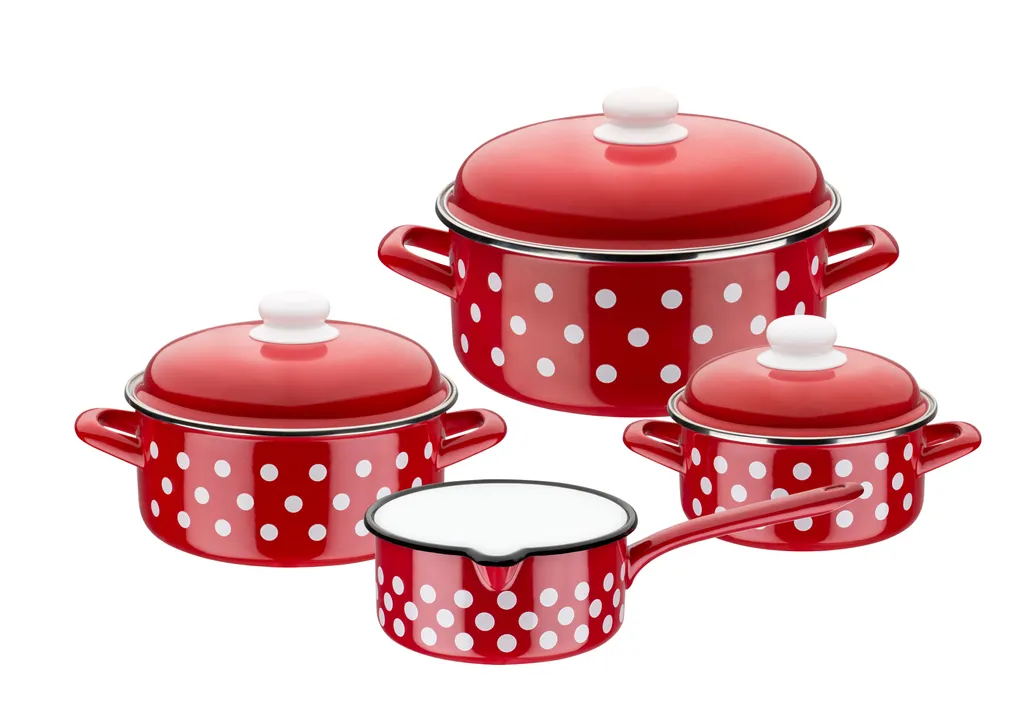 Gsw Kochtopf-Set Pünktchen 4-tlg.