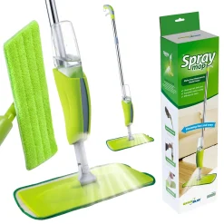 GreenBlue Spray Bodenwischer Mop Bodenreiniger Mikrofaser Sprüh Wischer 400ml Wie Vileda