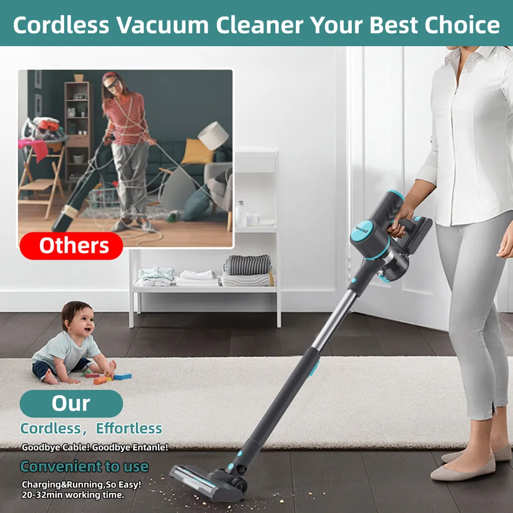 OSMOND 160W 12KPa Akku Handstaubsauger 3in1 Staubsauger Beutellos Kabellos – Bild 6