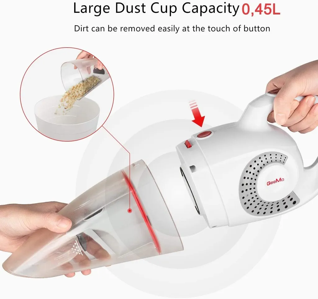 GeeMo X4 Handheld Staubsauger 8500Pa Für Home Und Auto – Bild 7