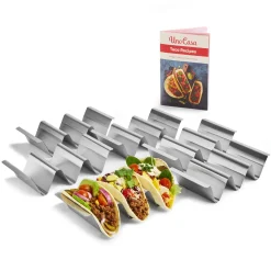 Uno Casa Taco-Halter 6er-Set - Taco-Halter Aus Metall Für Taco-Schalen, Robuster Taco-Ständer Für - Gut
