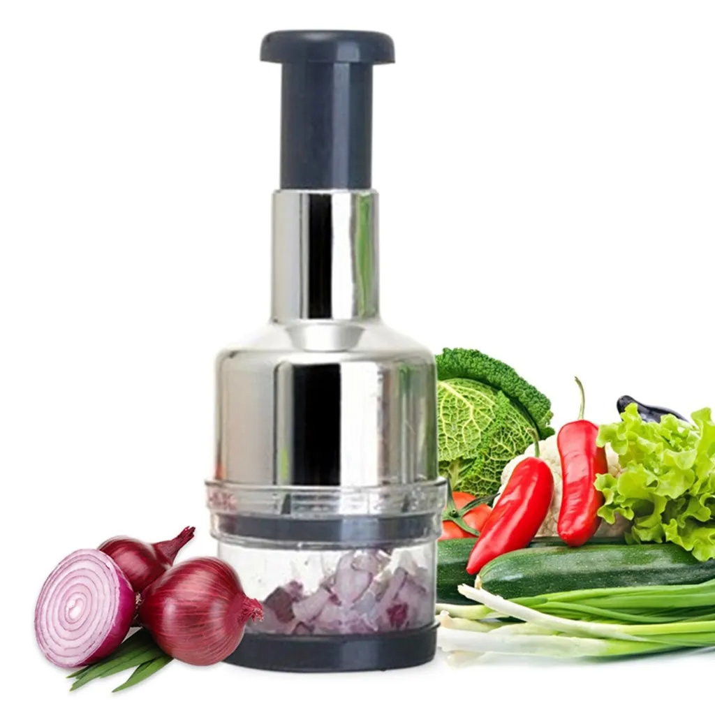 Jesunfuzhu Gemüsehacker Zerkleinerer Zwiebelhacke Chopper Zwiebelschneider Ingwer Knoblauch Zwiebel