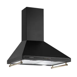 Klarstein Victoria Dunstabzugshaube 60cm , 644,5 M³/h Luftdurchsatz , 2 Stromsparende LED-Lampen , Retro-Design