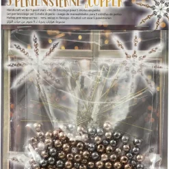 Folia Perlensterne-Set "Copper" 340-teilig