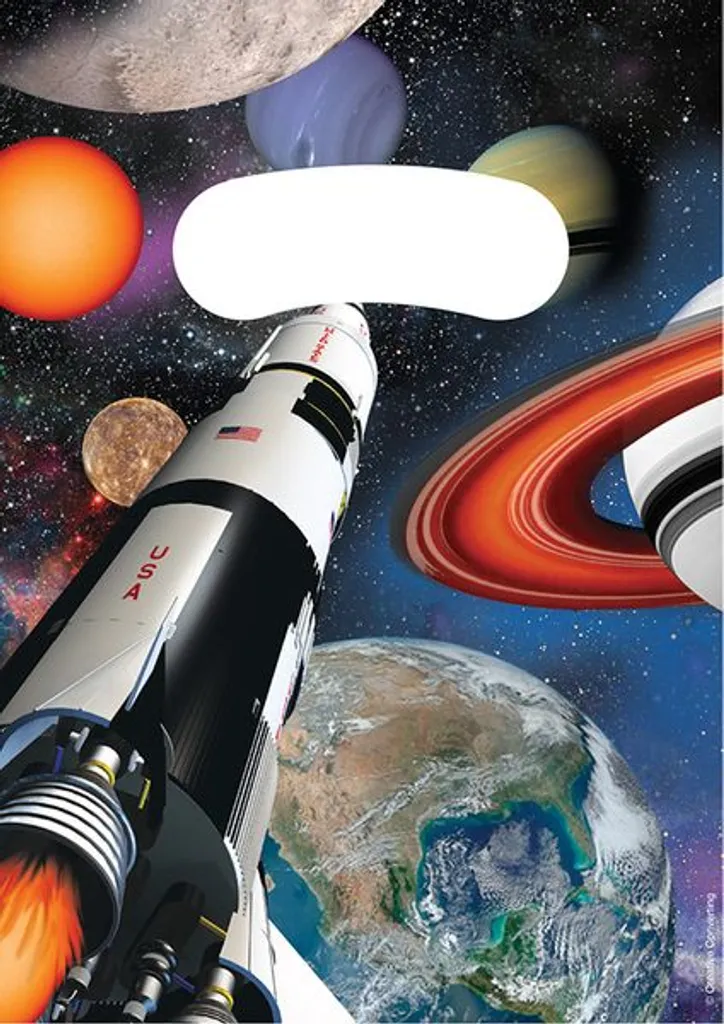 Playflip XL Partyset Weltraum Kindergeburtstag Party Deko Geburtstag – Bild 2