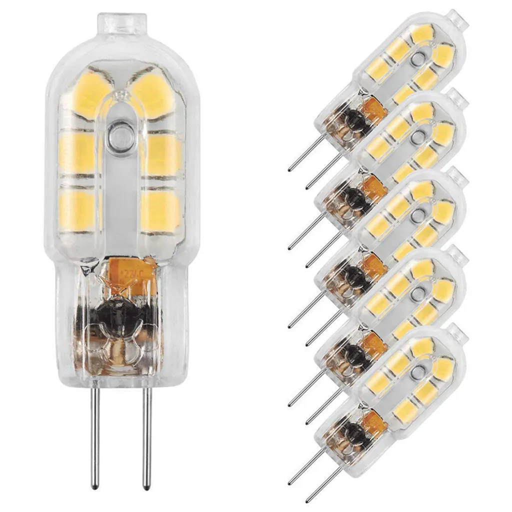 PMS 10x G4 LED Glühbirne Warmweiß AC/DC 12V 2W Birne Leuchtmittel SMD2835 Nicht Dimmbar