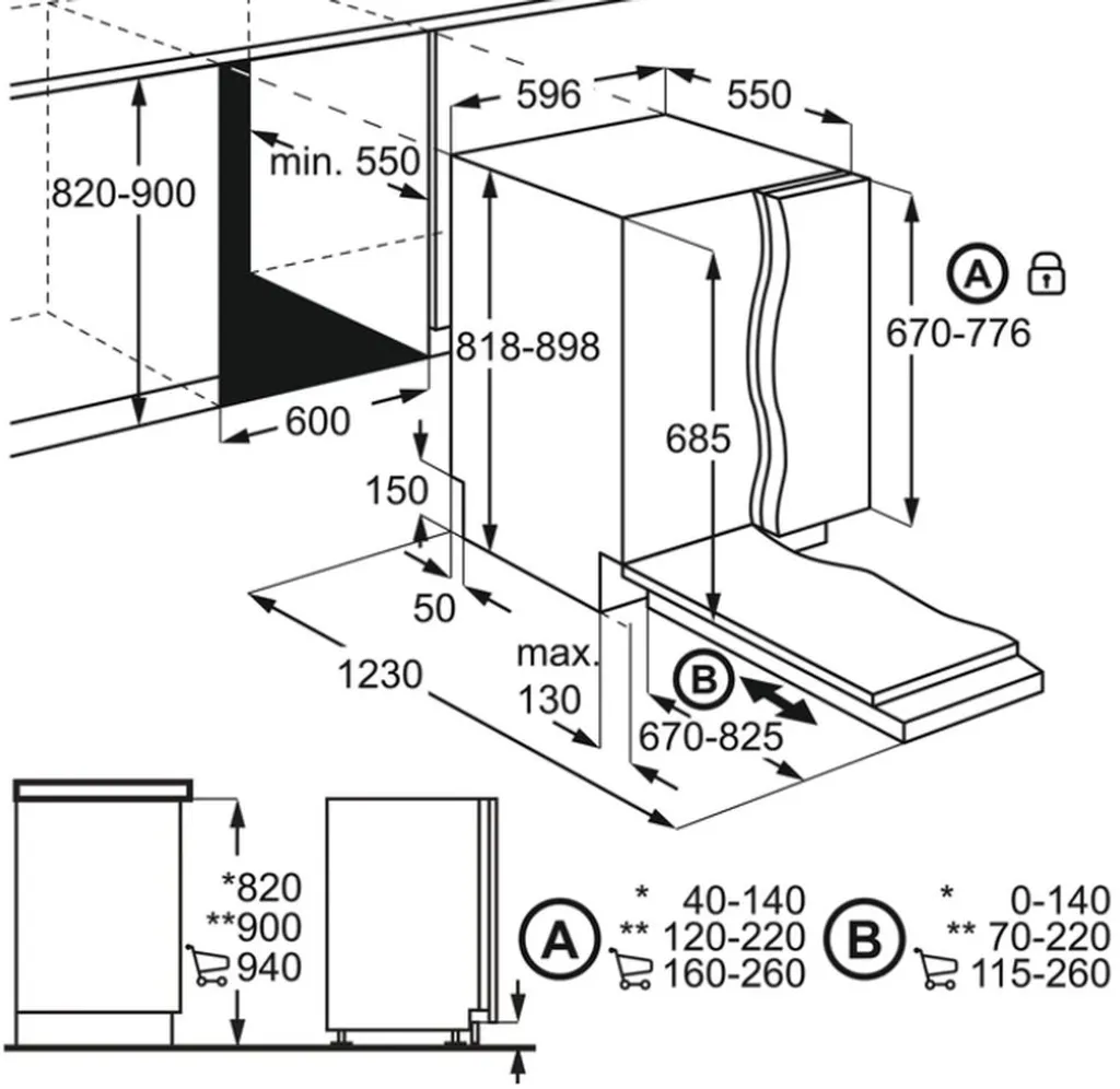 AEG - FSK73727P - Vollintegrierbarer Geschirrspüler - 60 Cm – Bild 4