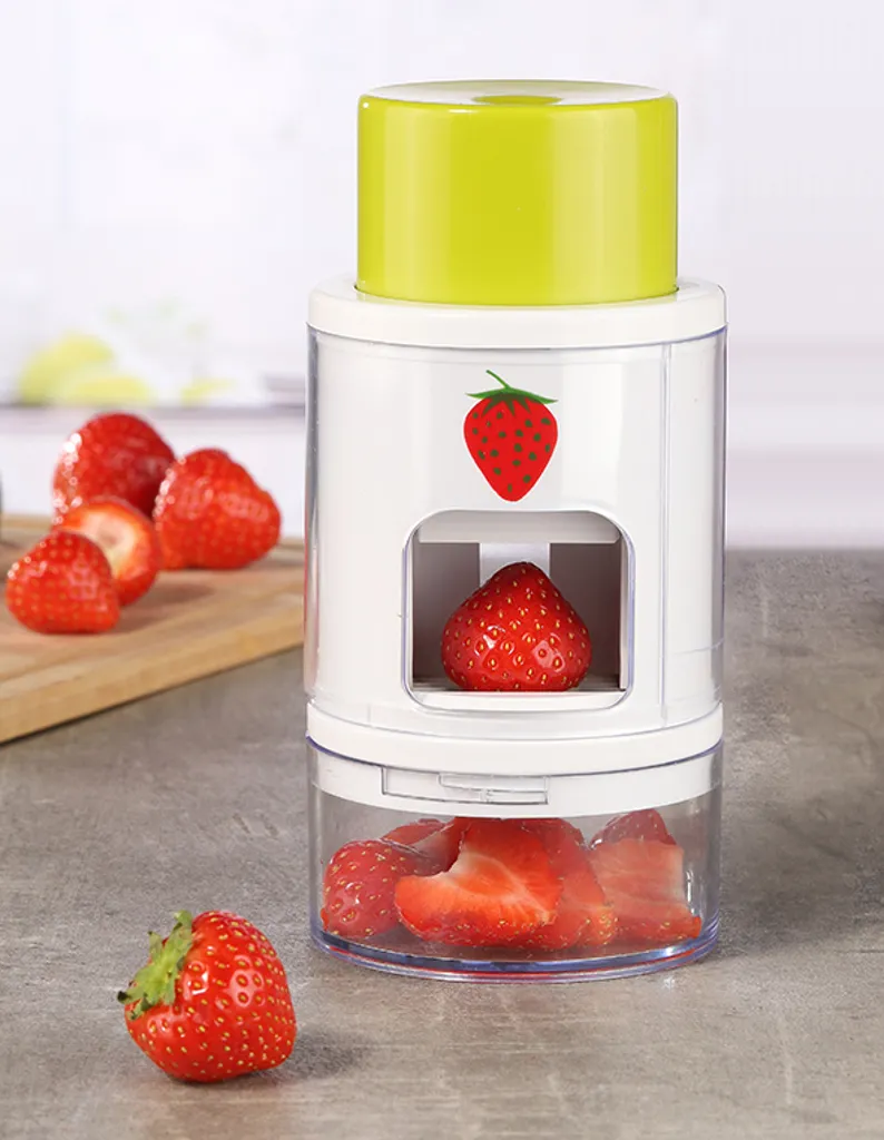 Haushalt International Kirschentkerner Und Erdbeerschneider – Bild 3