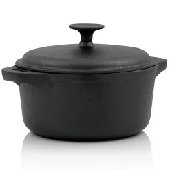 BBQ-Toro Gusseisen Cocotte | 4 Liter, Ø 22,5 Cm | Rund | Bräter Mit Deckel