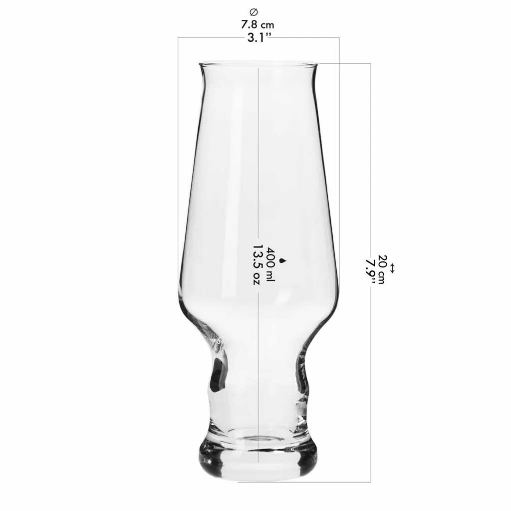 KROSNO Splendour IPA Biergläser, 6er-Set, 400 Ml – Bild 2