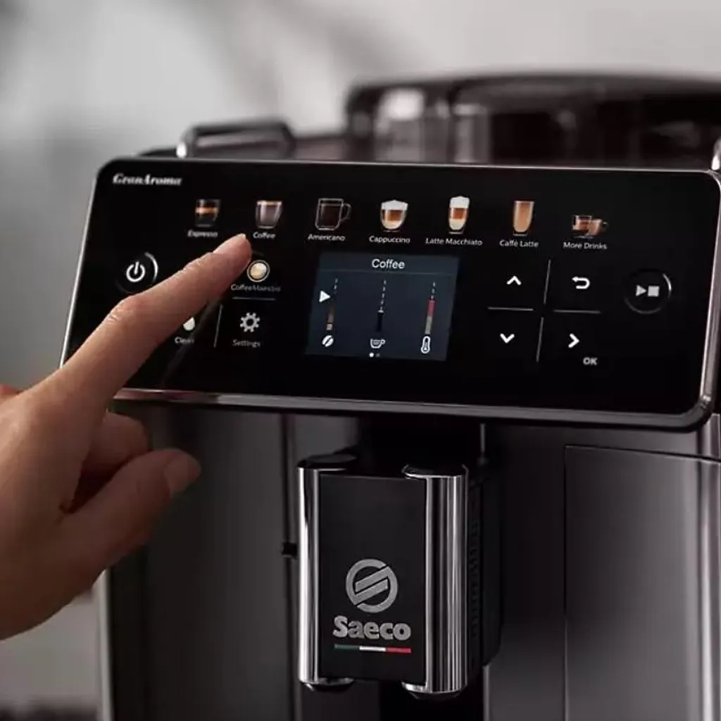 Philips Saeco SM6580/10 GranAroma Kaffeevollautomat Mit Farbigem Display Edelstahl – Bild 5