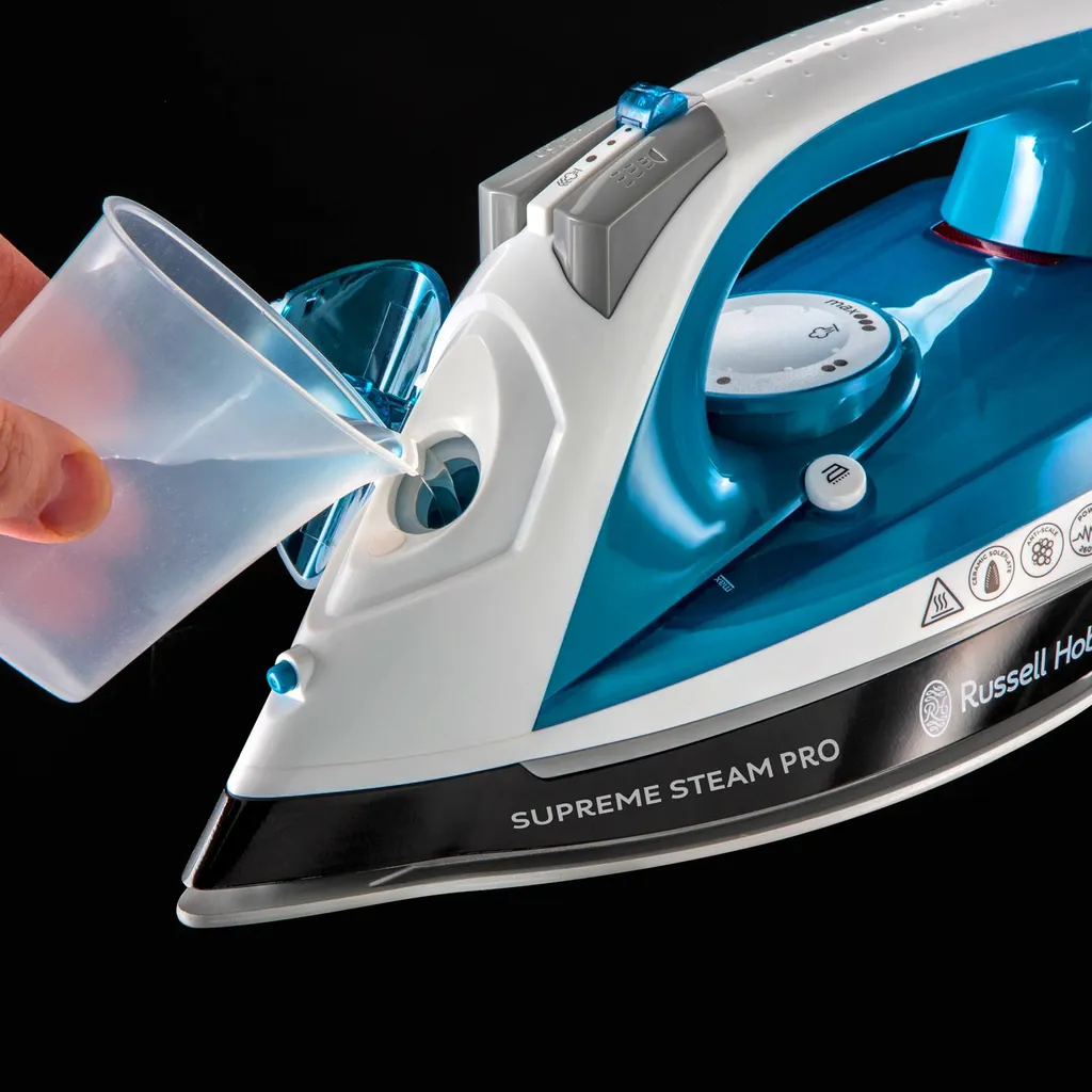 RUSSELL HOBBS Dampfbügeleisen Bügeleisen Blau Supreme Steam Pro 2600 W – Bild 5