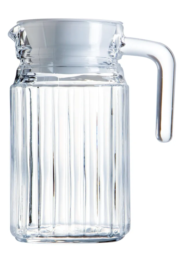 Esmeyer Arcoroc Glaskrug "Quadro" Mit Deckel 0,5 Liter – Bild 2