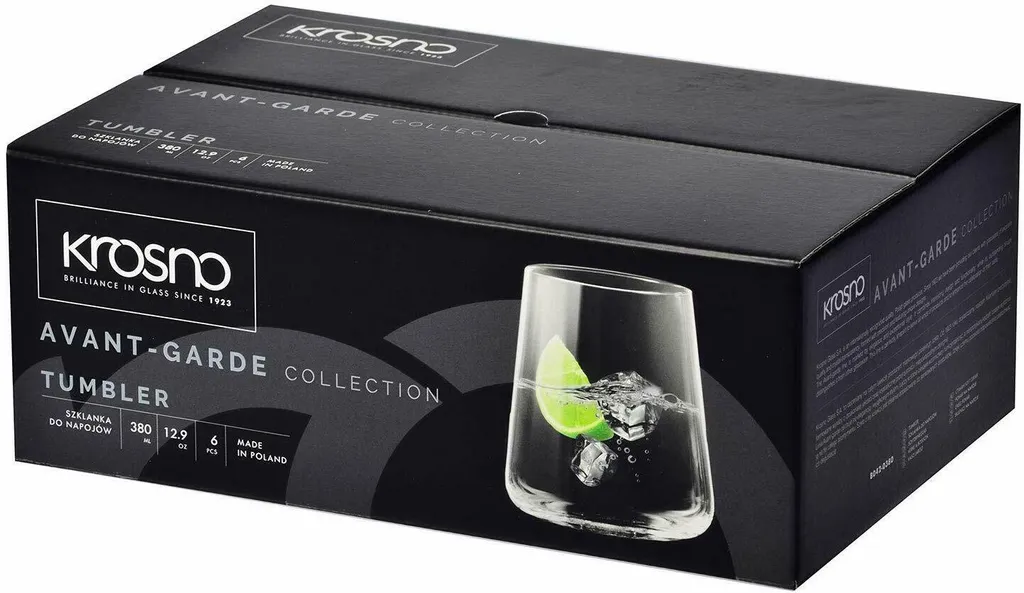 KROSNO Avant-Garde Wassergläser, 6er-Set, 380 Ml – Bild 10