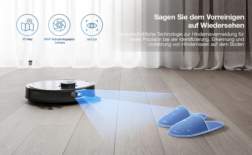 Ecovacs DEEBOT T9 AIVI Schwarz – Bild 5