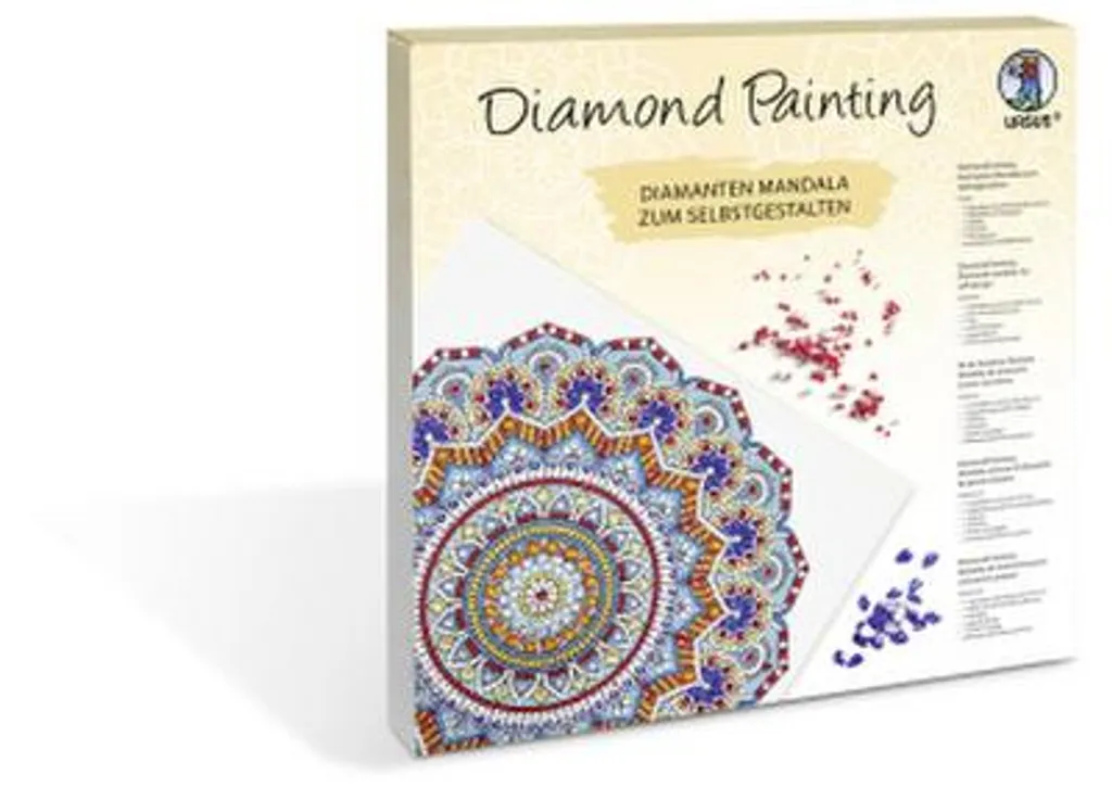 Buntpapierfabrik Ludwig Bähr URSUS Diamond Painting Mandala Set 1