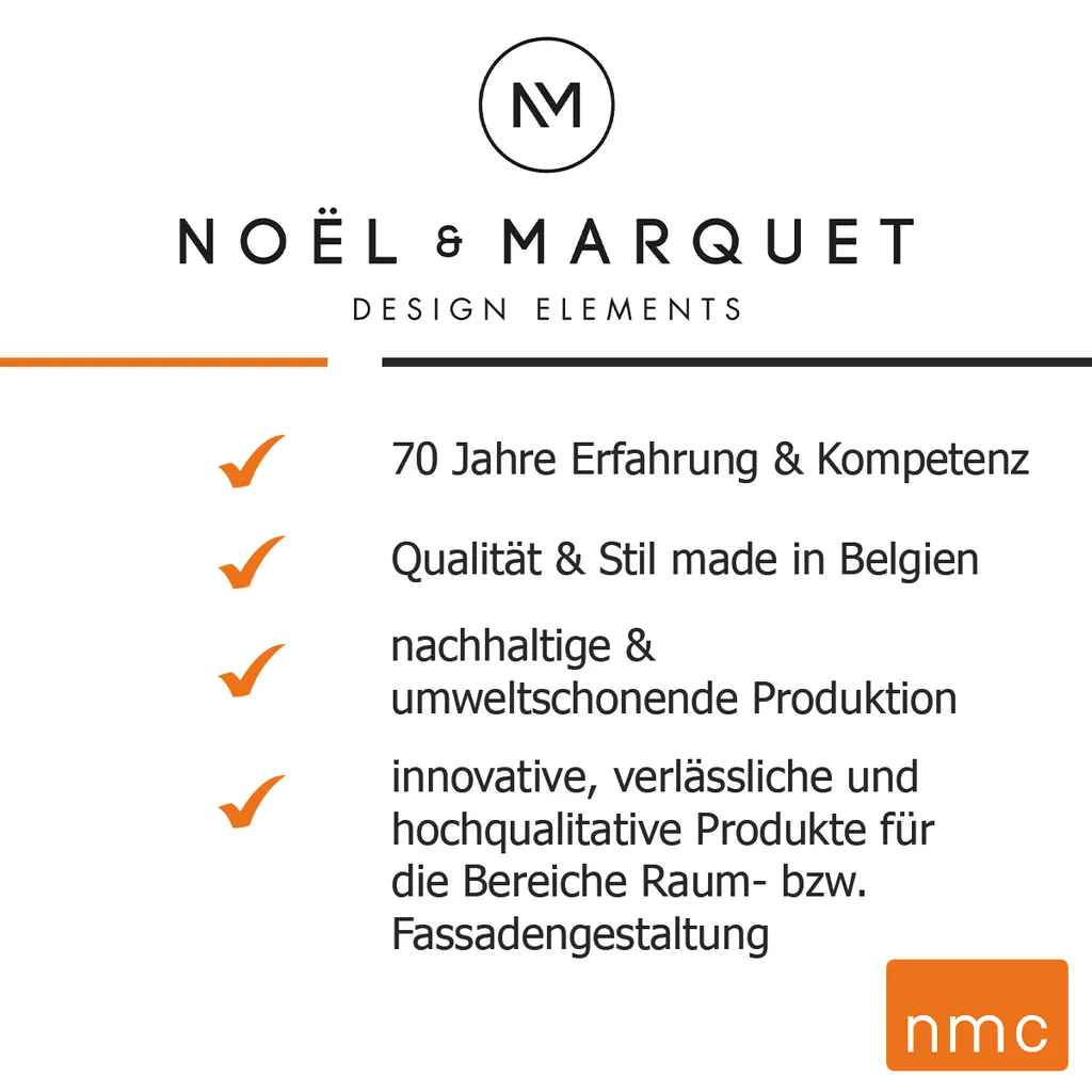 NOËL & MARQUET | Rosette | Arstyl R10 | NMC | Polyurethan | 600 Mm | Weiß | Hochwertig | Einfache Montage | Deckenrosette | Wandgestaltung – Bild 4
