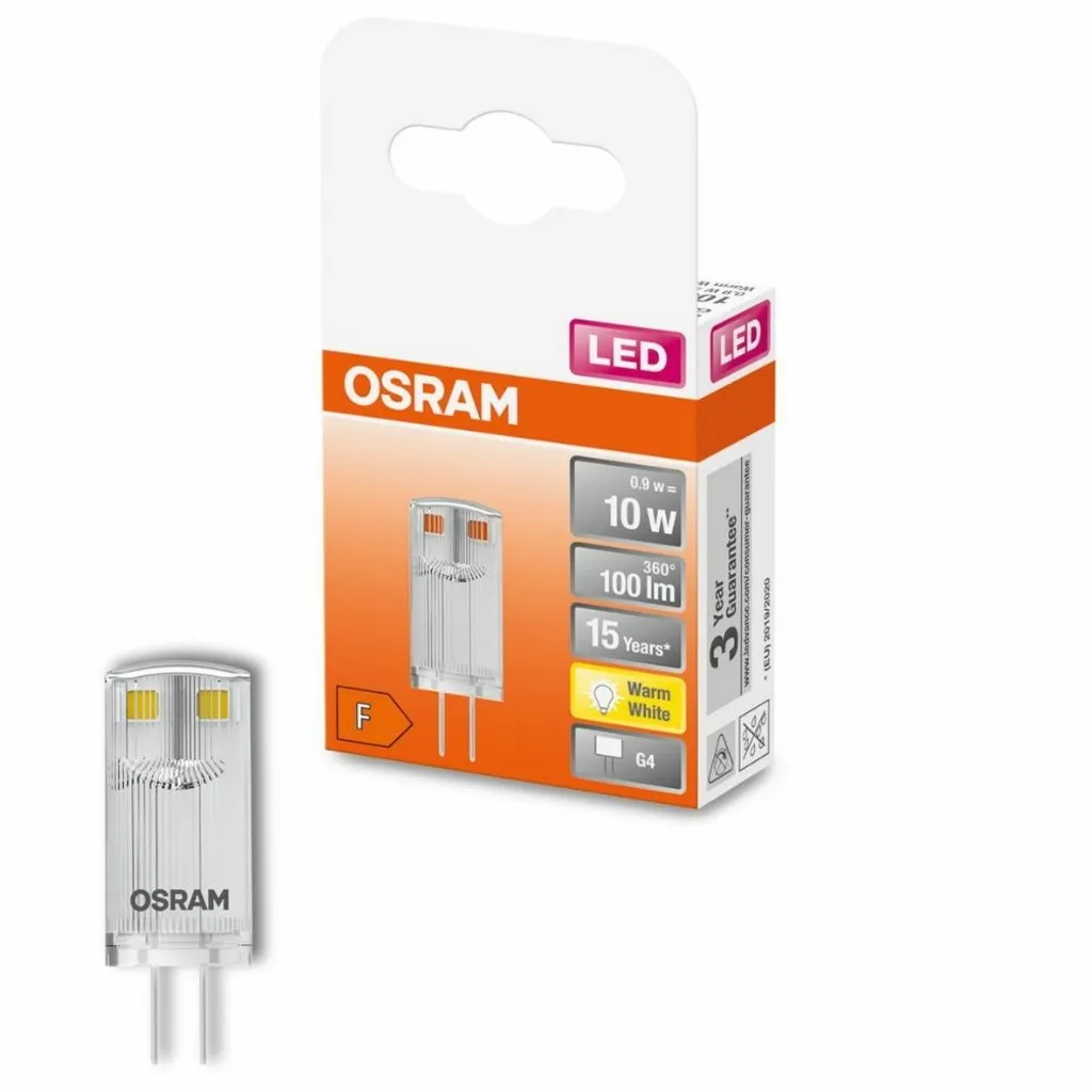 Osram LED Leuchtmittel Star PIN 10 G4 0,9W Warmweiß, Klar – Bild 13