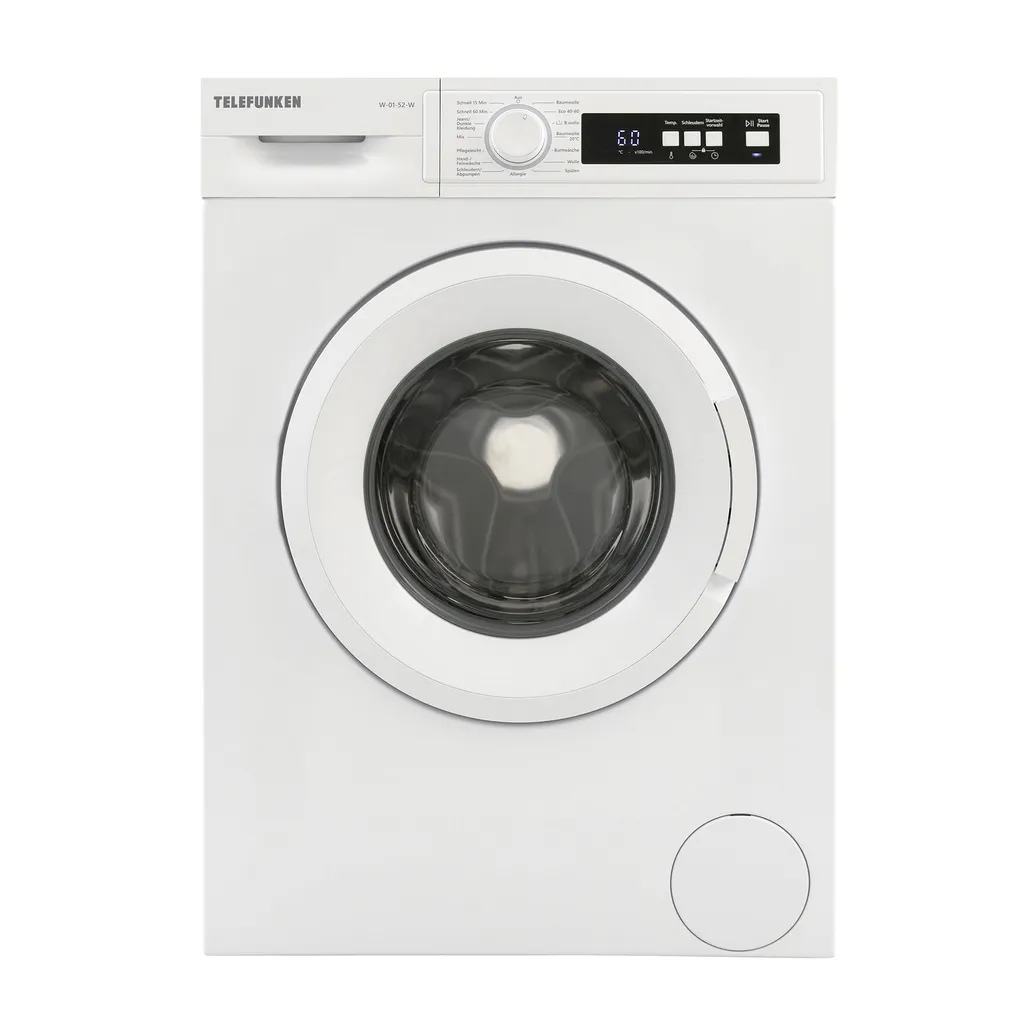 Telefunken W-01-52-W Waschmaschine (5 Kg / 1000 U/Min) Mit Mengenautomatik Und Überlaufschutz – Bild 2