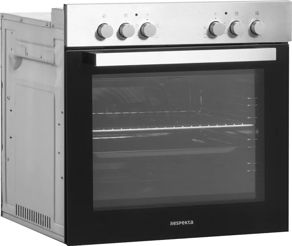 Respekta Backofen Einbauherd Glaskeramikkochfeld Herdset Edelstahl Grill Umluft – Bild 8