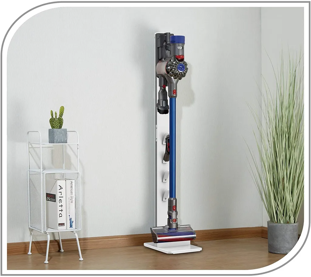 Puremounts Staubsaugerständer PM-VAC-01, Für Dyson Vacuum, Weiß – Bild 5