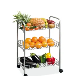 MetalTex Allzweckwagen - Silberfarben - Metall - Mit 3 Etagen