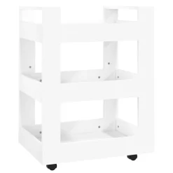 VidaXL Küchenwagen Weiß 60x45x80 Cm Holzwerkstoff