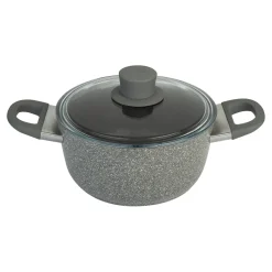 BALLARINI 75002-938-0, 2 L, Rund, Grau, Aluminium, Grau, Gas, Induktion