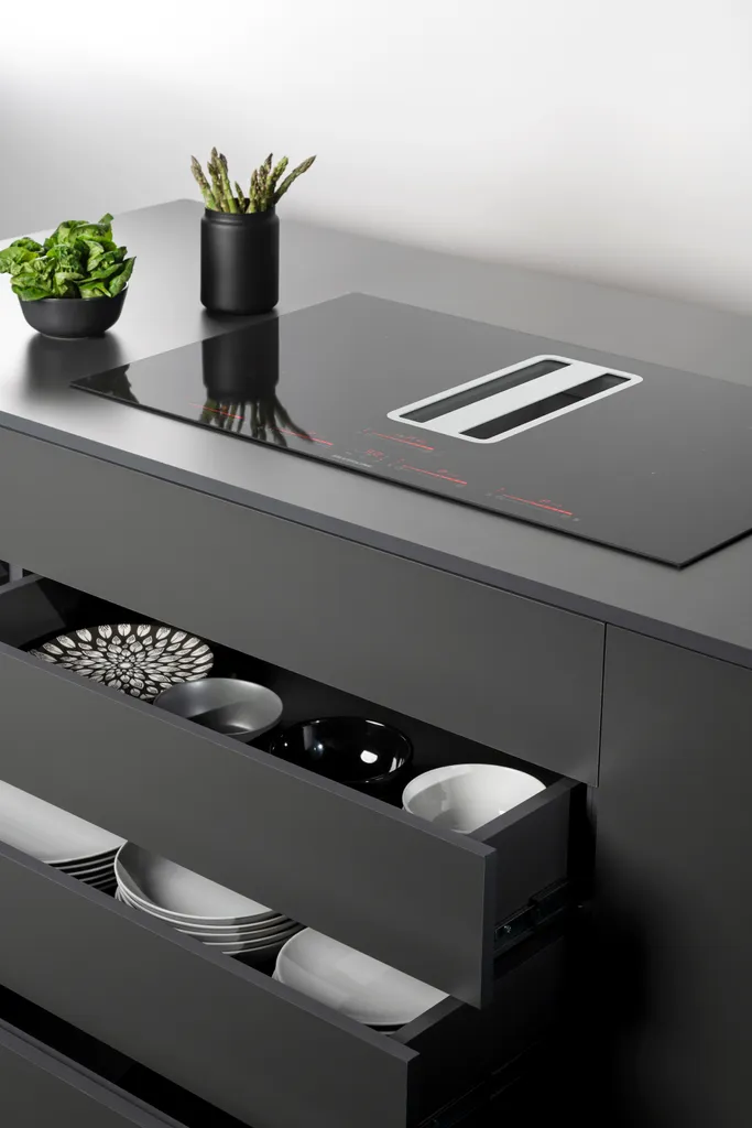 Silverline Küchengeräte Silverline FLPK 820 ES Flow-In Pro Induktionskochfeld Mit Abzug 80 X 52 Cm – Bild 8