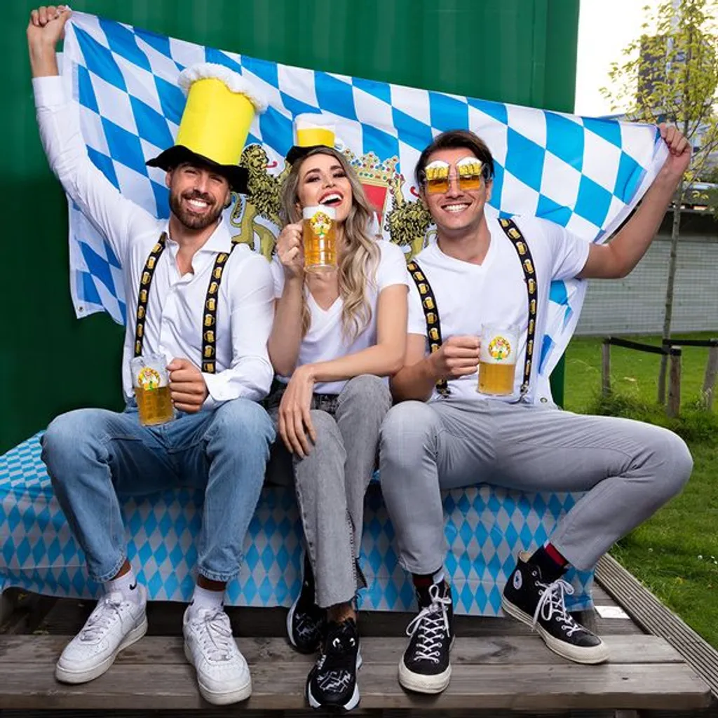 Boland Oktoberfest Tischdecke Bierfest Bayern 130 X 180 Cm - Bavaria Blau Weiß – Bild 7