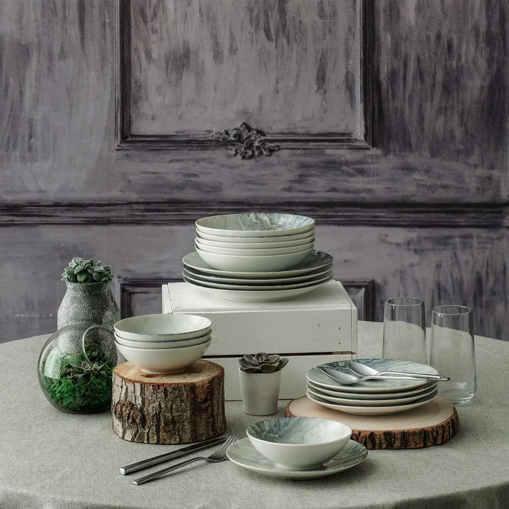 Hermia Concept, Erika,(24 Stücke), Abendessen , Mehrfarbig, 100% Porzellan – Bild 5