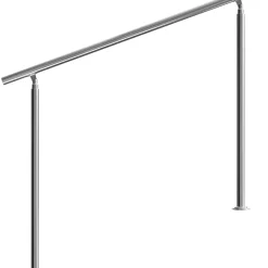 Iropro Treppengeländer Edelstahl Geländer 100cm Ohne Querstäbe Handlauf Balkongeländer Für Innen Außen