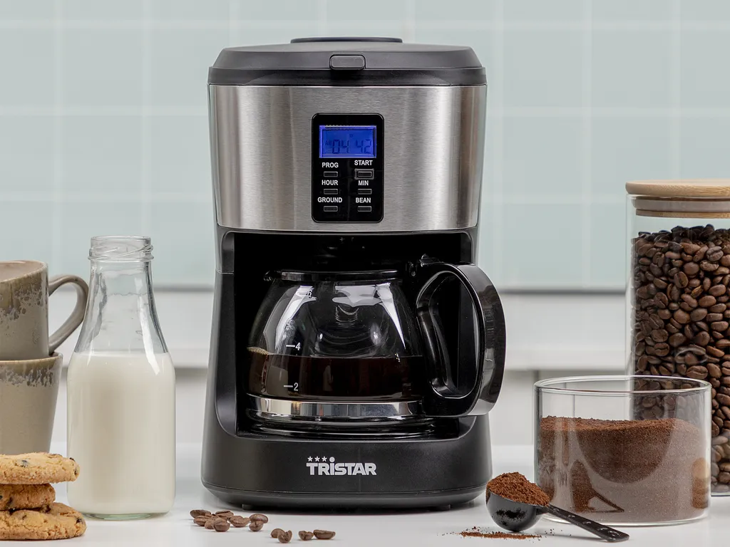 Tristar Haushaltsgeräte Tristar Kaffeemaschine Mit Mahlwerk CM-1280 650 W 0,75 L Schwarz – Bild 10