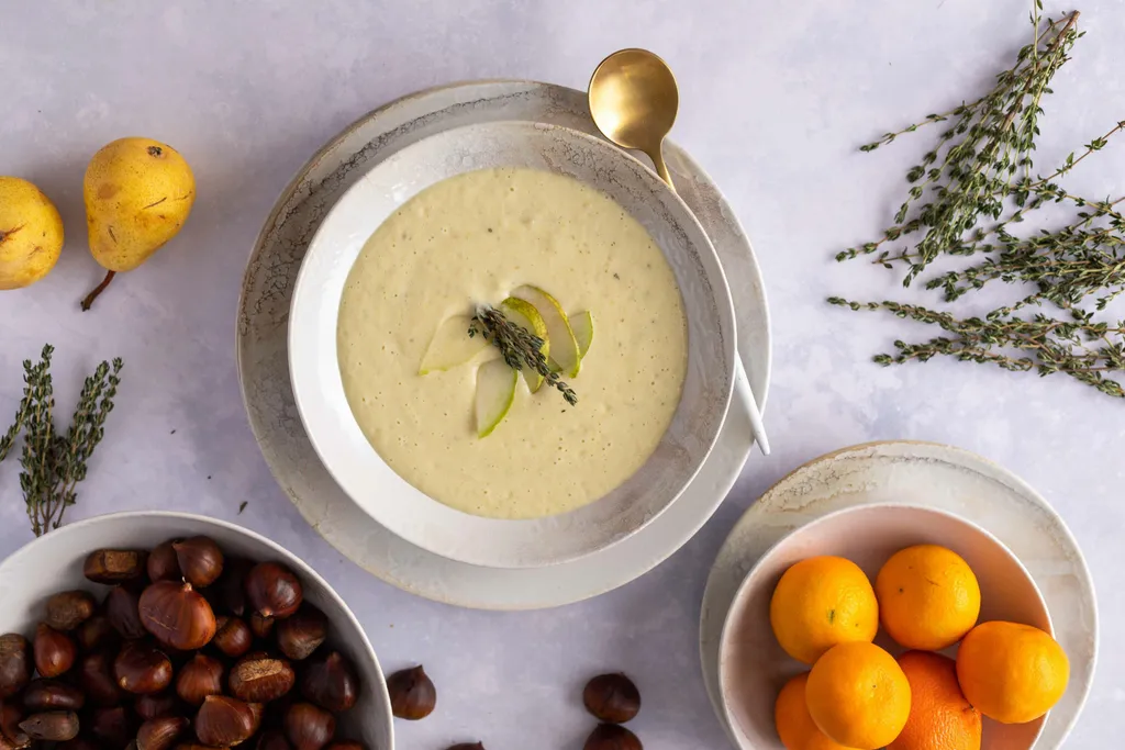 Maeser Mäser 931949 Tafelservice Ossia Für 6 Personen, Steinzeug, Weiß/beige (1 Set, 18-teilig) – Bild 6