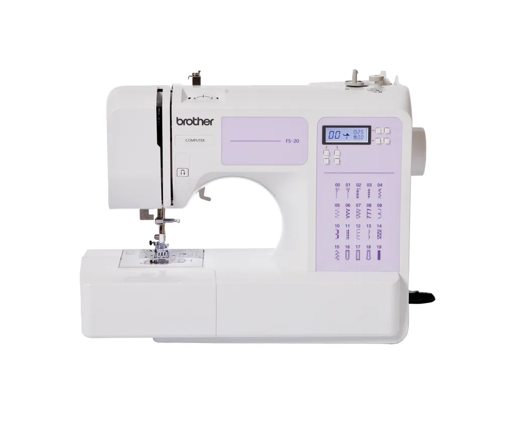 Brother FS20 Computer-Nähmaschine Mit 32 Nähprogramme, Automatisches Nähen, Freiarm, Multifunktionsdisplay