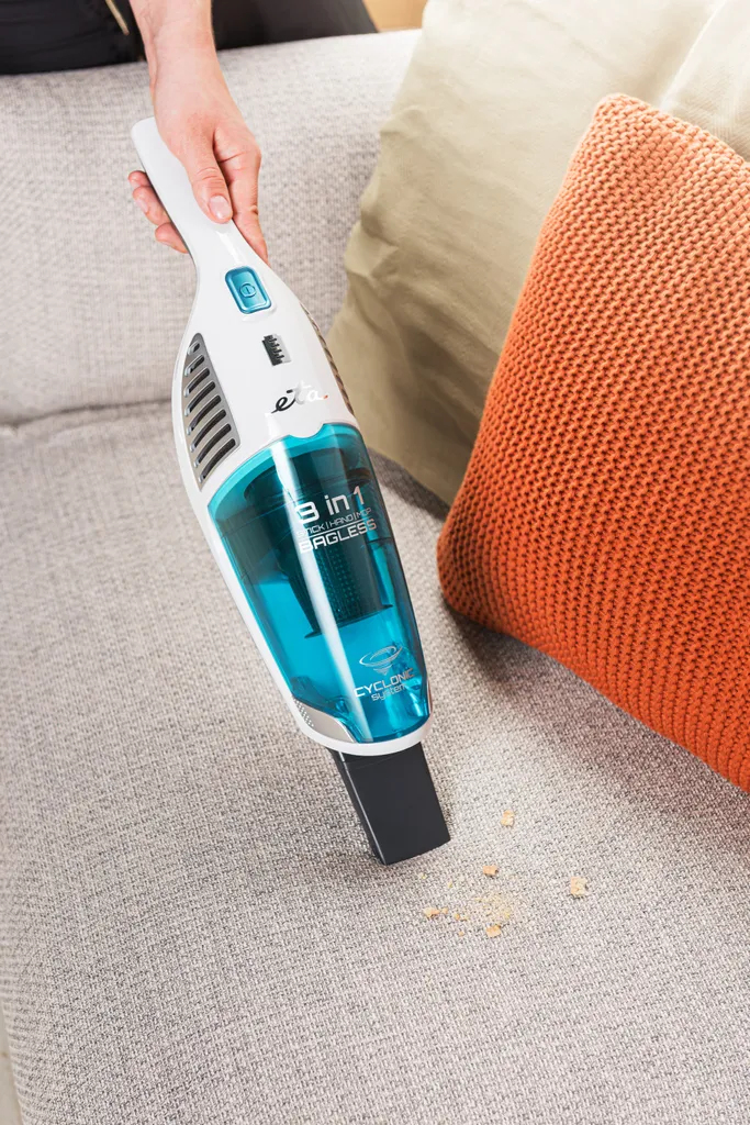 ETA MONETO AQUAPLUS ETA444990010, Stab- Und Handstaubsauger Mit Nasswischen 3 In 1, 18 V Li-Ion Akku, HEPA Filter, Zyklonfiltersystem, LED Kontrollleuchte – Bild 7