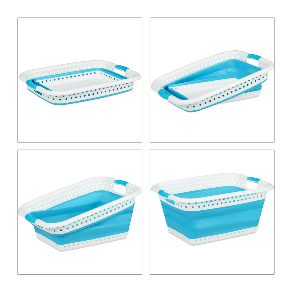 Relaxdays Faltbarer Wäschekorb – Bild 6