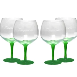 Mixcompany Tanqueray 4er Set Gin Ballon Gläser Cocktail Glas Stilglas In Grün