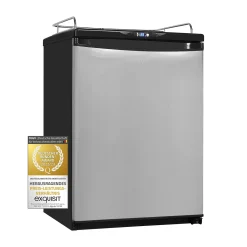 Exquisit Bierkühler BK160-HE-300G Inox | 163 L Nutzinhalt | Inox