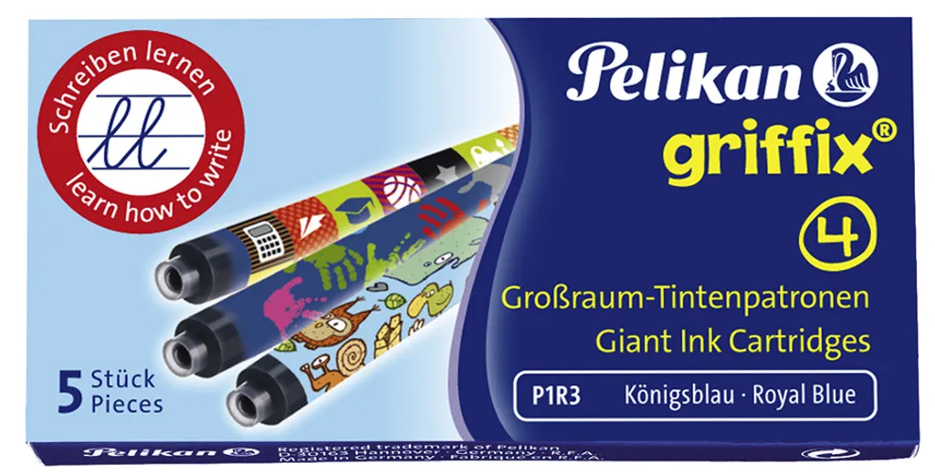 Pelikan Griffix Tintenpatronen In Faltschachtel (5 Patronen)